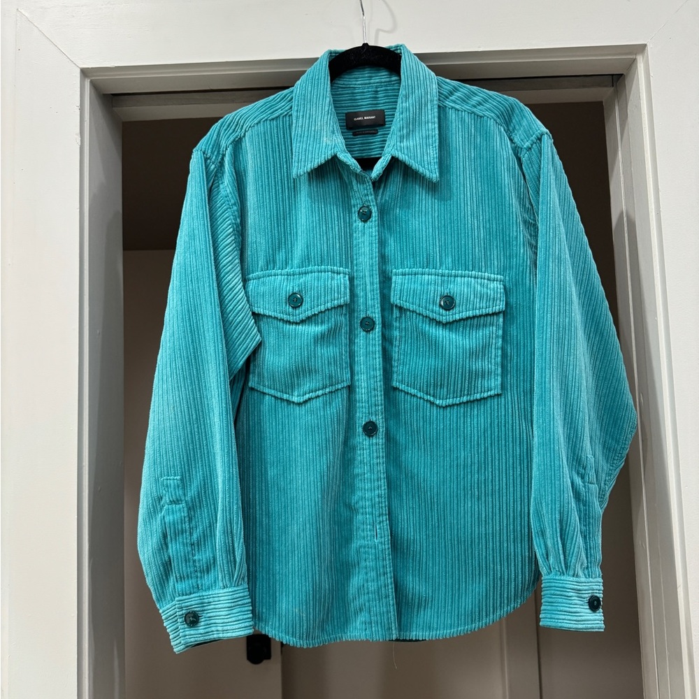 Corduroy button down top from Isabel Marant
